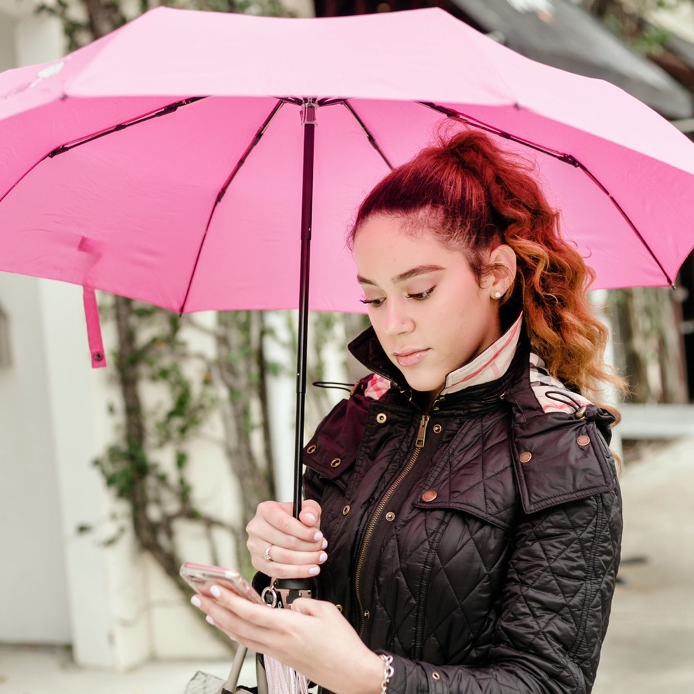 Portable USB Umbrella with Charger & Portable Fan